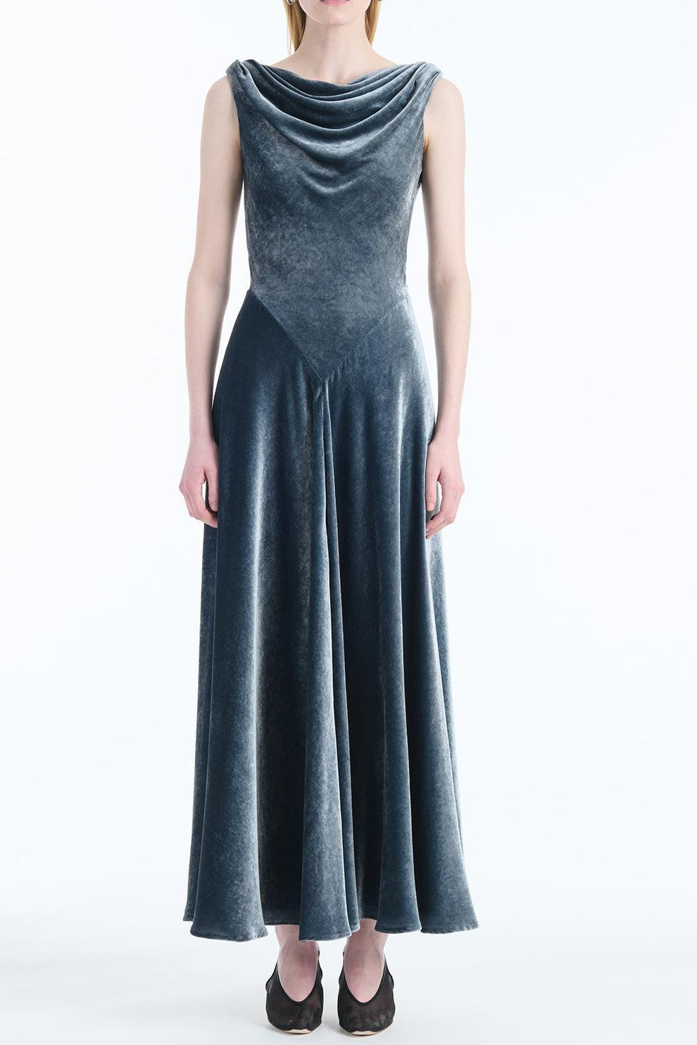 altuzarra dress Drina Velvet Maxi vintage rose My NEW reboot Tecna color:Wisteria the Moonlight Dress is Button