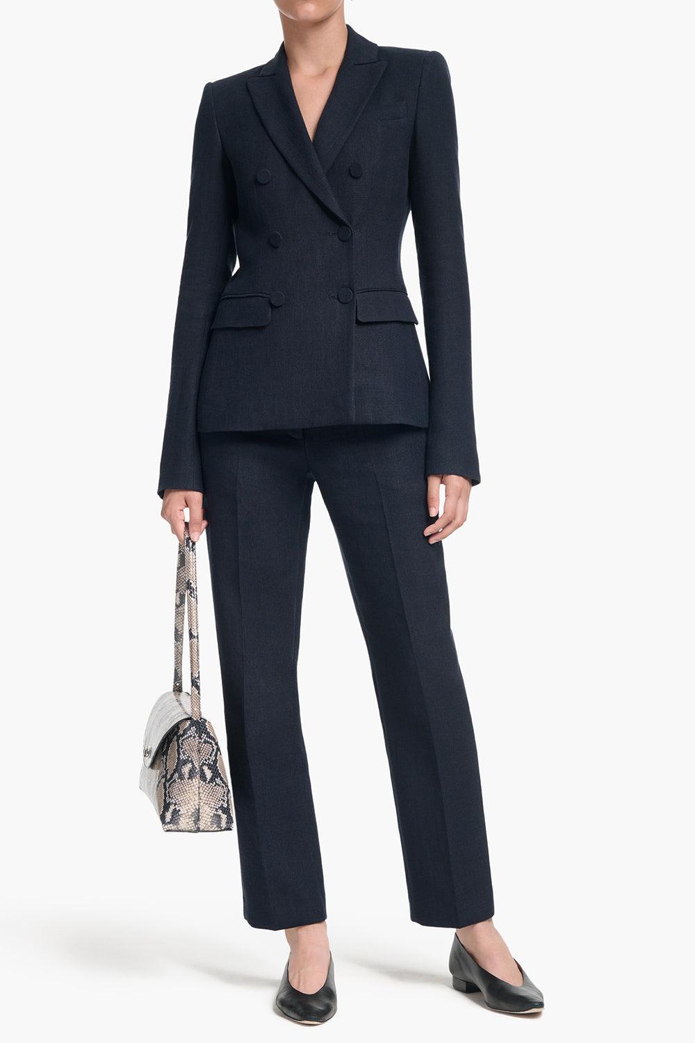 Indiana Jacket - Navy-BLUE-36-CLOTHINGJACKETBLAZERS-ALTUZARRA