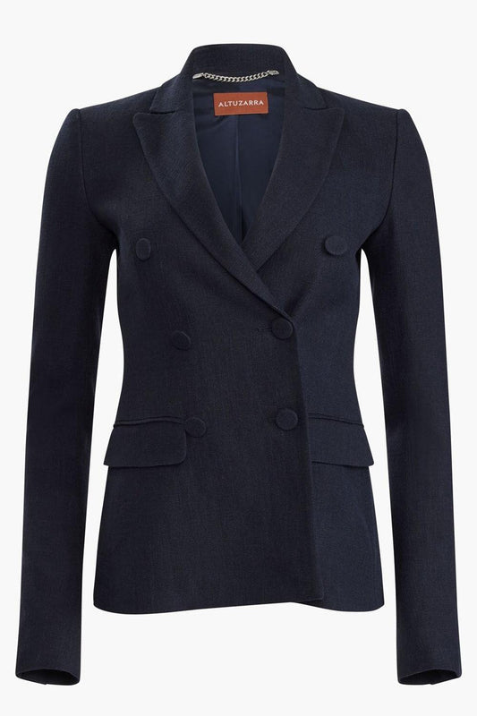 Indiana Jacket - Navy-BLUE-36-CLOTHINGJACKETBLAZERS-ALTUZARRA