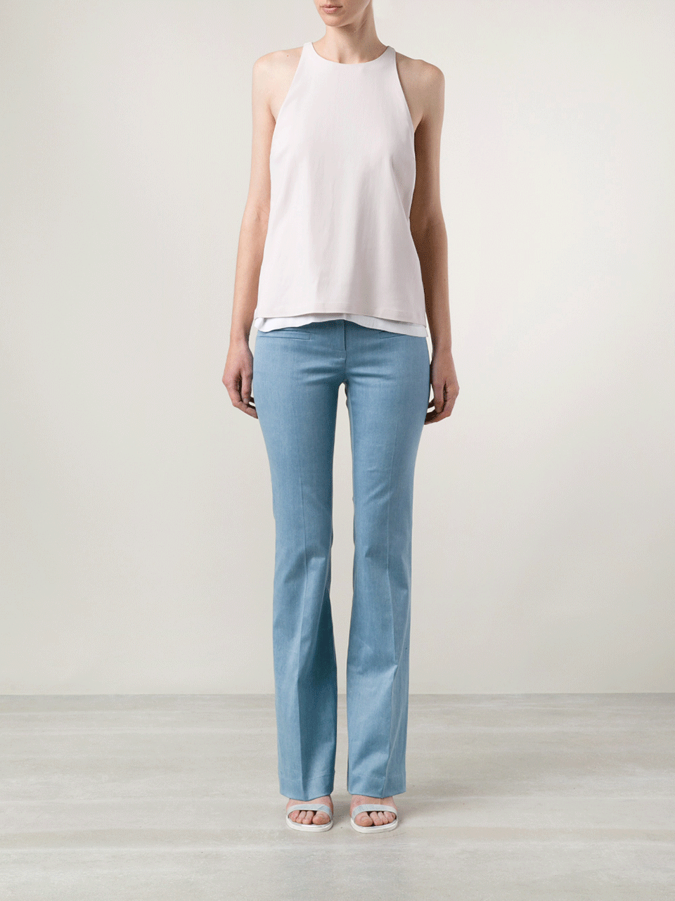 ALTUZARRA-Boot Cut Stretch Pant-