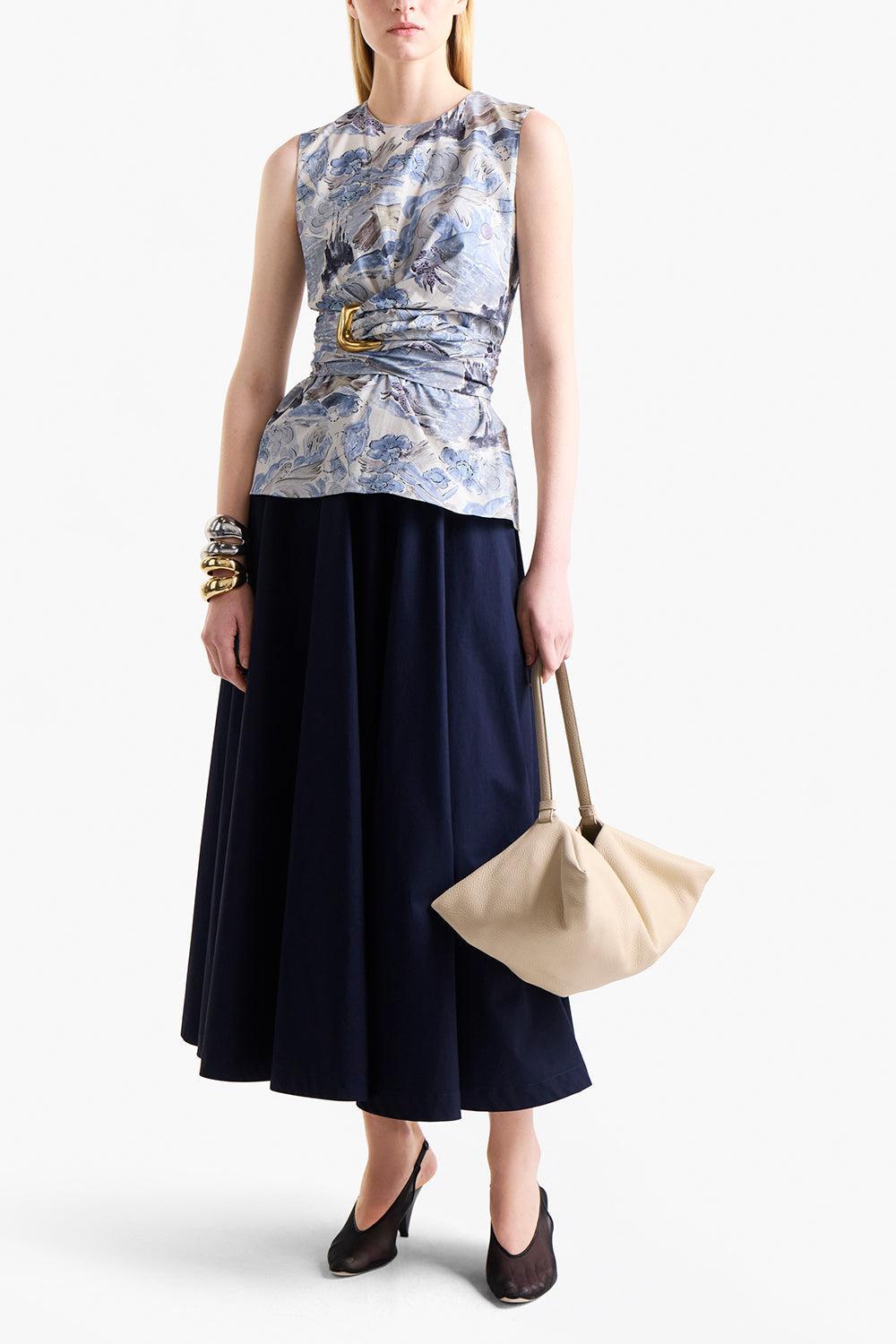 Tizzy Top-BRRYBLUE-36-CLOTHINGTOPBLOUSE-ALTUZARRA