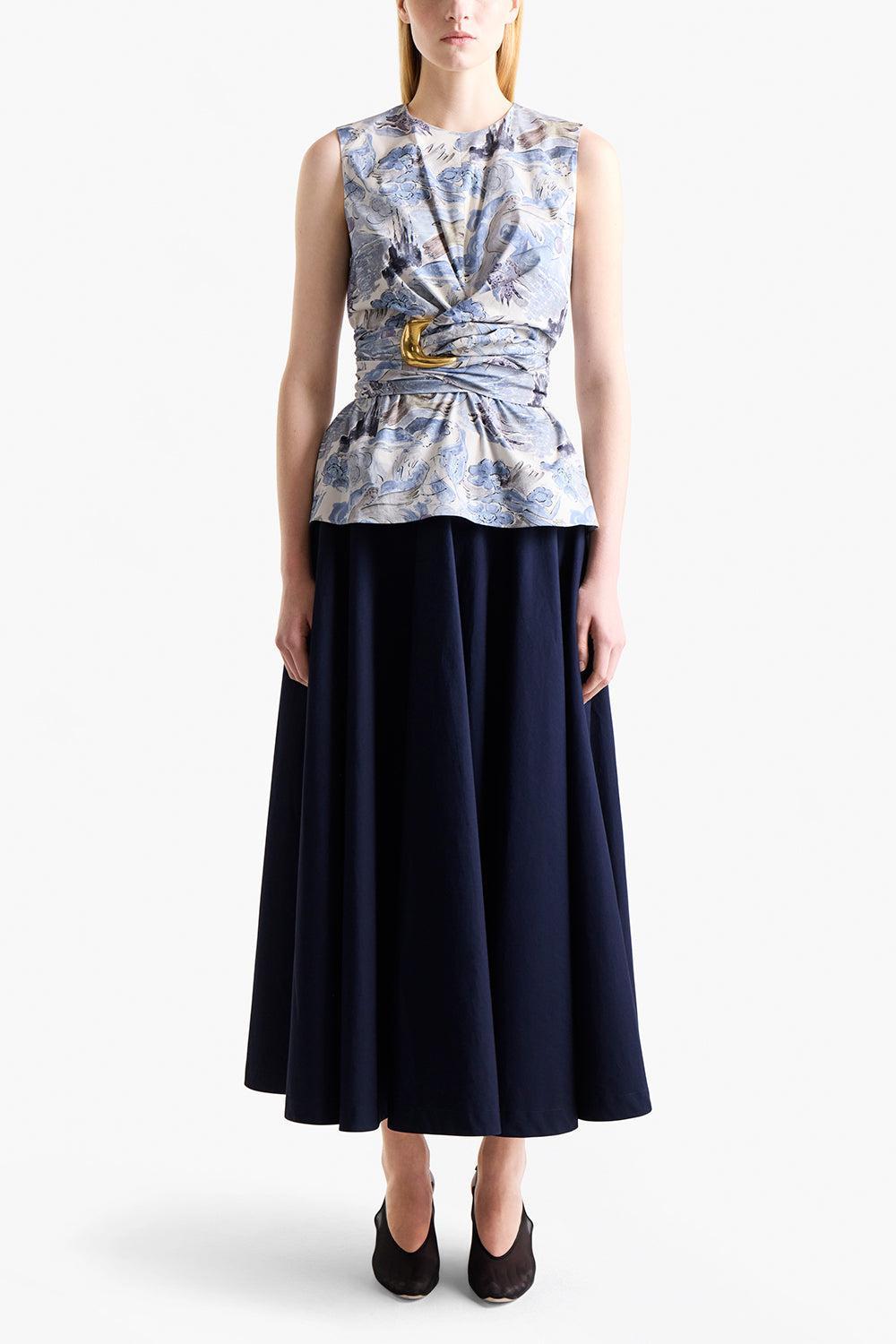 Tizzy Top-BRRYBLUE-36-CLOTHINGTOPBLOUSE-ALTUZARRA