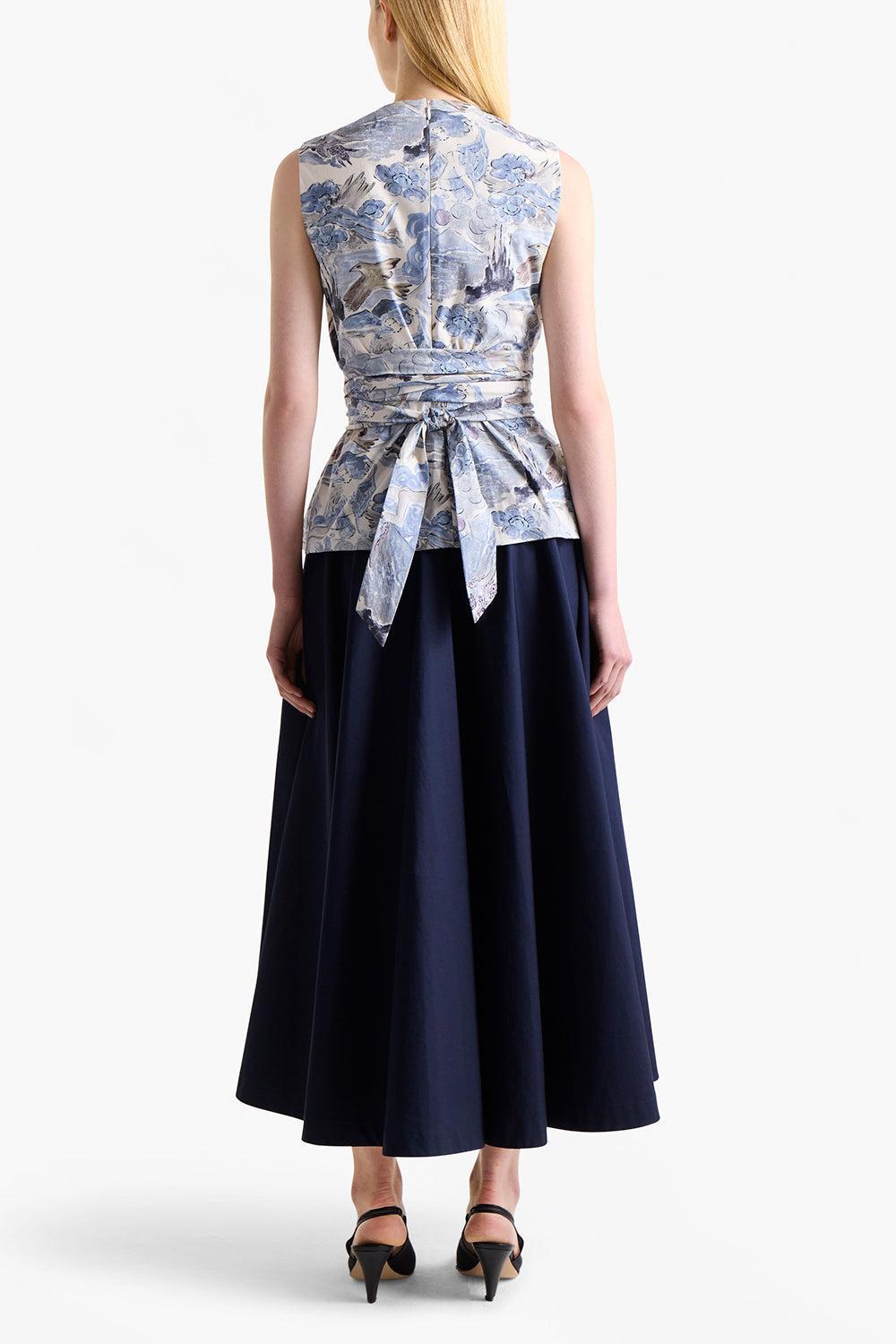 Tizzy Top-BRRYBLUE-36-CLOTHINGTOPBLOUSE-ALTUZARRA