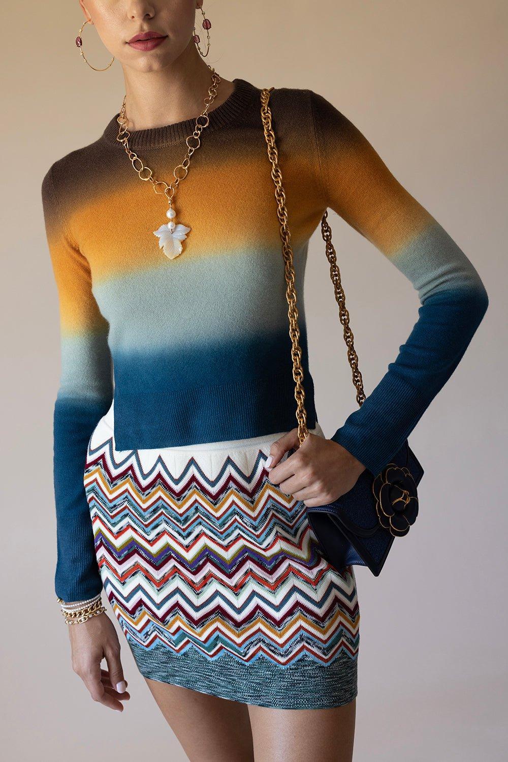ALTUZARRA-Camarina Sweater - Starling Dip Dye-