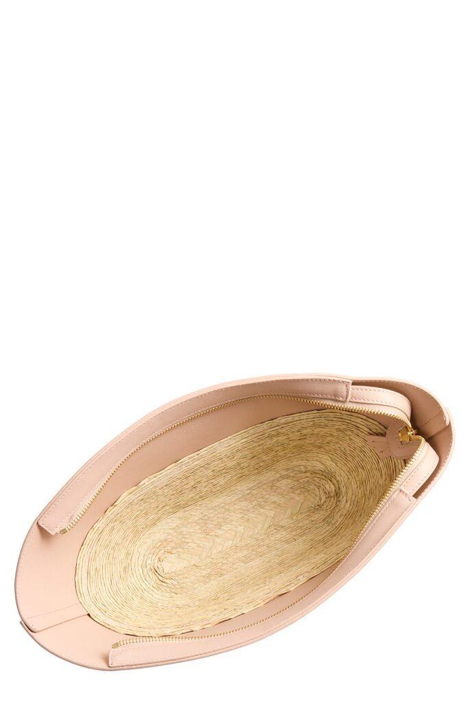 Basket Clutch - Blush Pink-PINK-HANDBAGCLUTCHES-ALTUZARRA