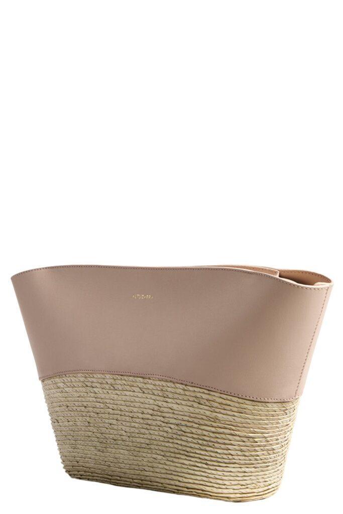 Basket Clutch - Blush Pink-PINK-HANDBAGCLUTCHES-ALTUZARRA
