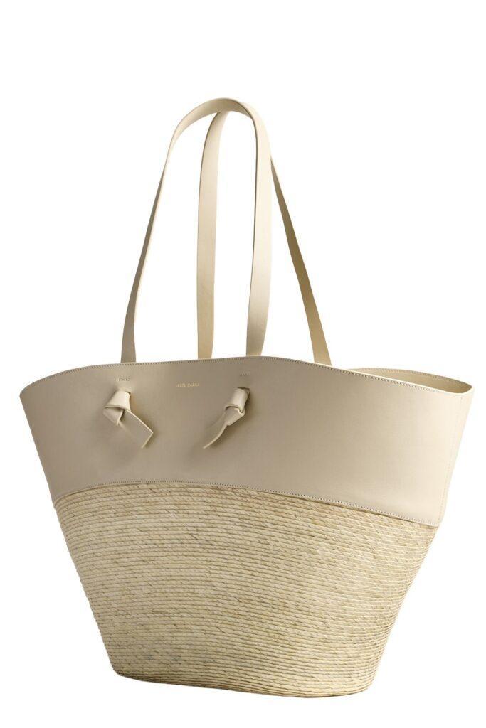Knot Large Basket Bag - Macadamia-CREAM-HANDBAGTOTES-ALTUZARRA