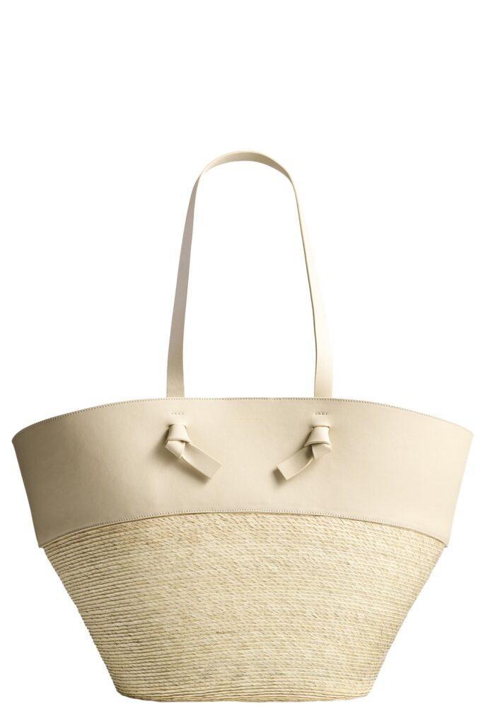 Knot Large Basket Bag - Macadamia-CREAM-HANDBAGTOTES-ALTUZARRA