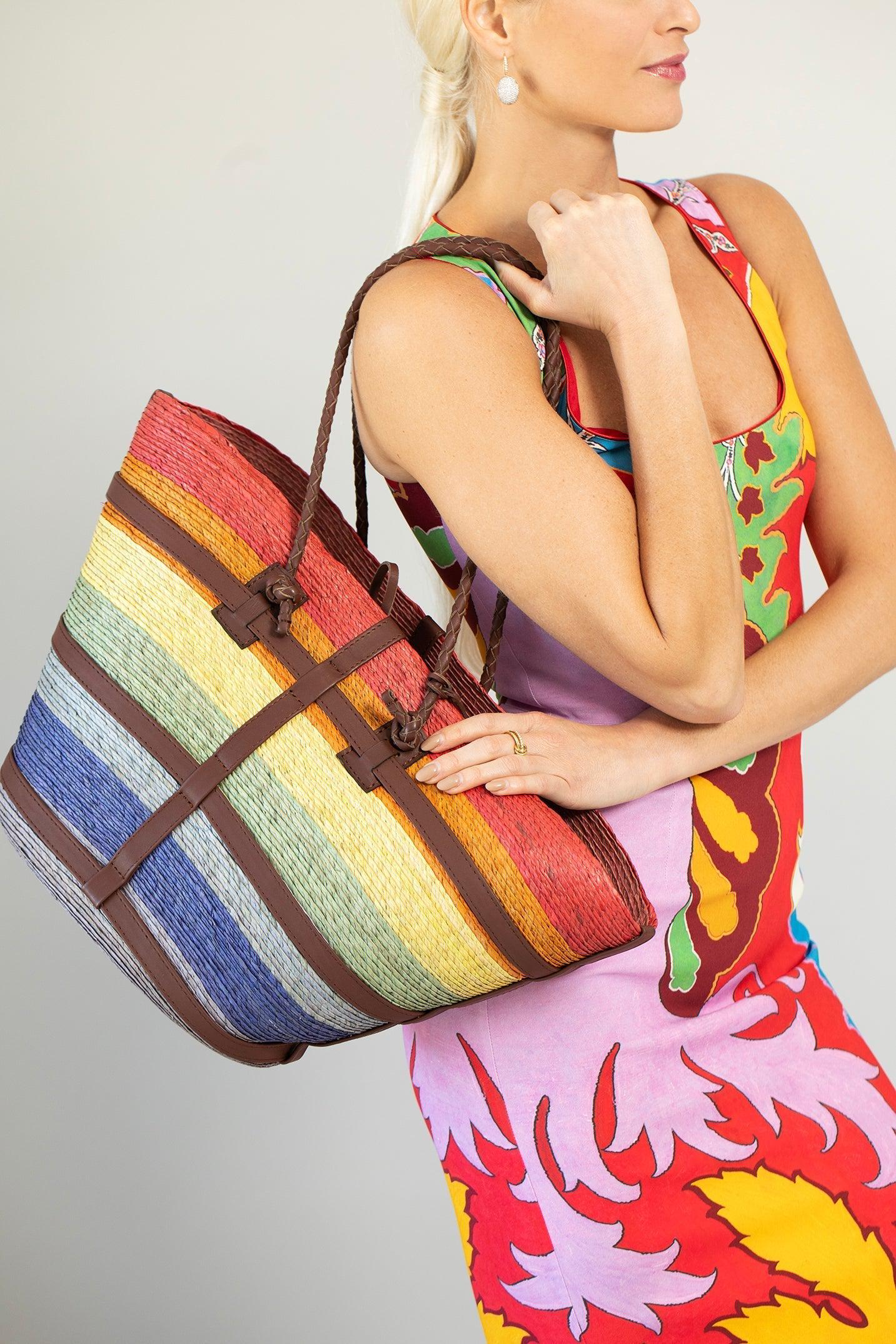ALTUZARRA-Watermill Tote-RAINBOW