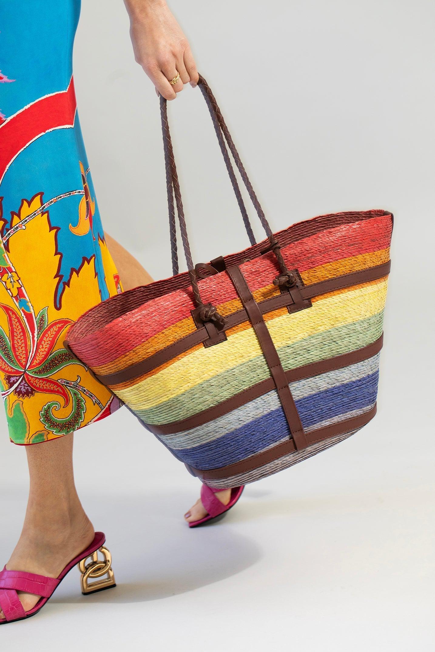 ALTUZARRA-Watermill Tote-RAINBOW
