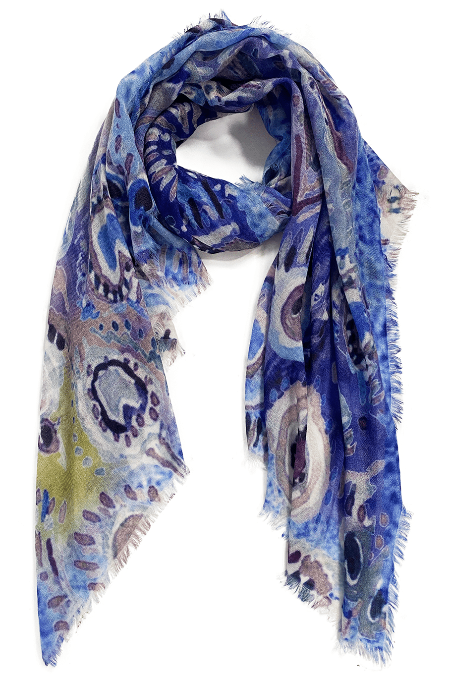 AMA PURE-Peacock Scarf-PEACOCK
