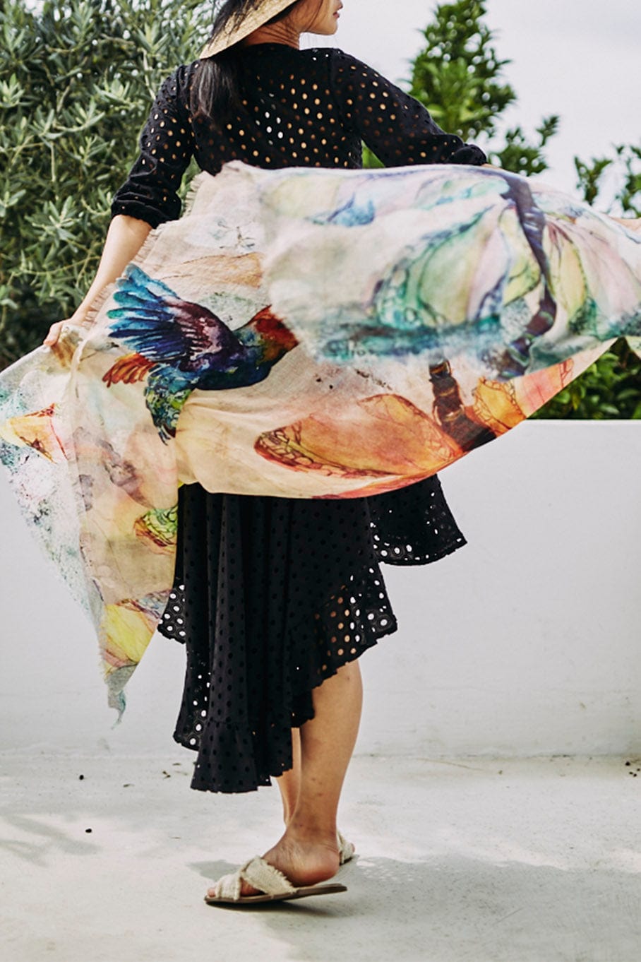 AMA PURE-Libellule Scarf-ROSEE