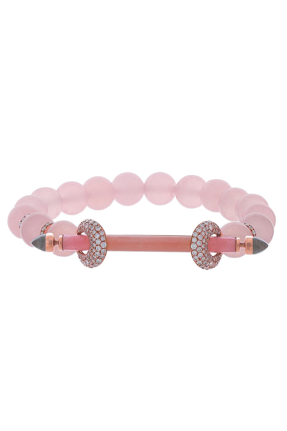 ANANYA-Pink Opal Chakra Bracelet-ROSE GOLD