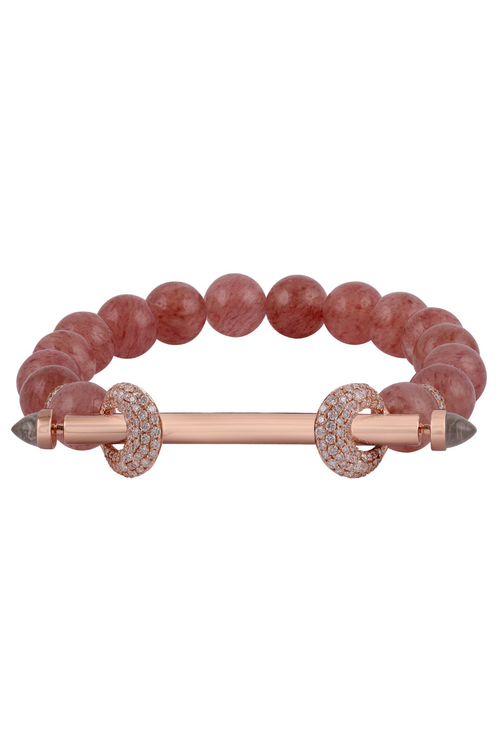 ANANYA-Strawberry Beryl Chakra Bracelet-ROSE GOLD