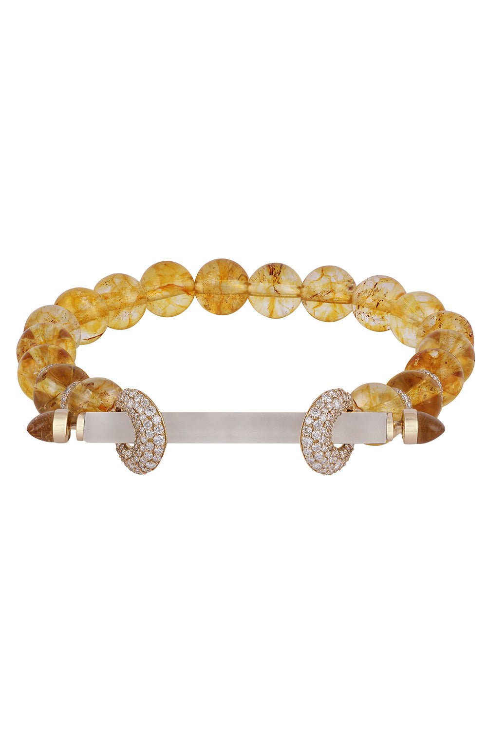 ANANYA-Citrine Chakra Bracelet-YELLOW GOLD