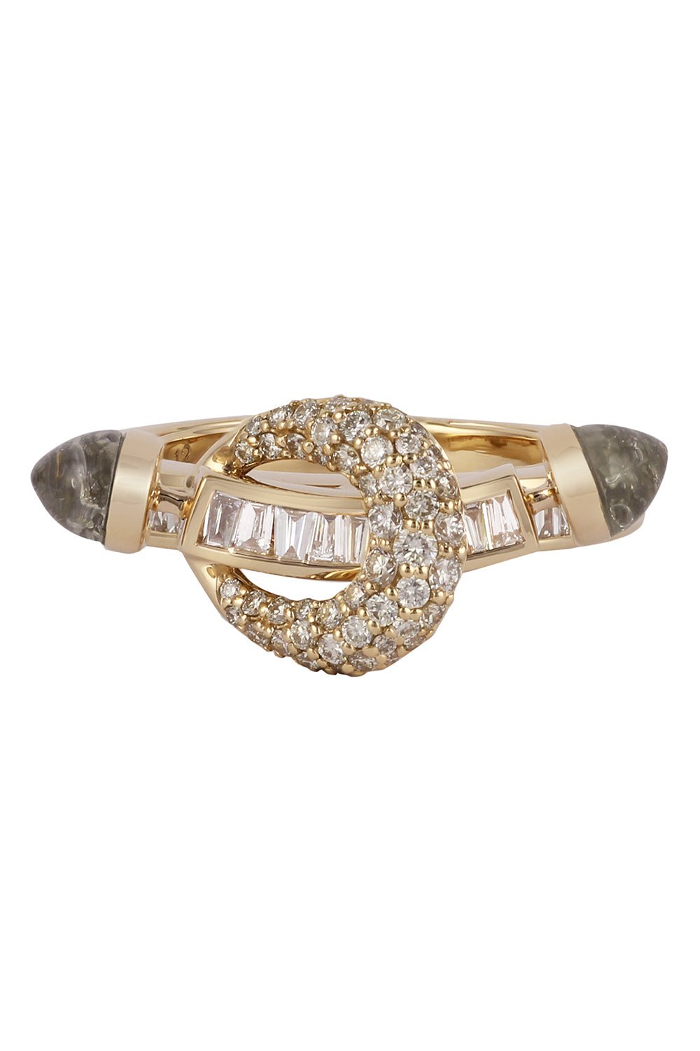 ANANYA-Diamond Chakra Ring-YELLOW GOLD
