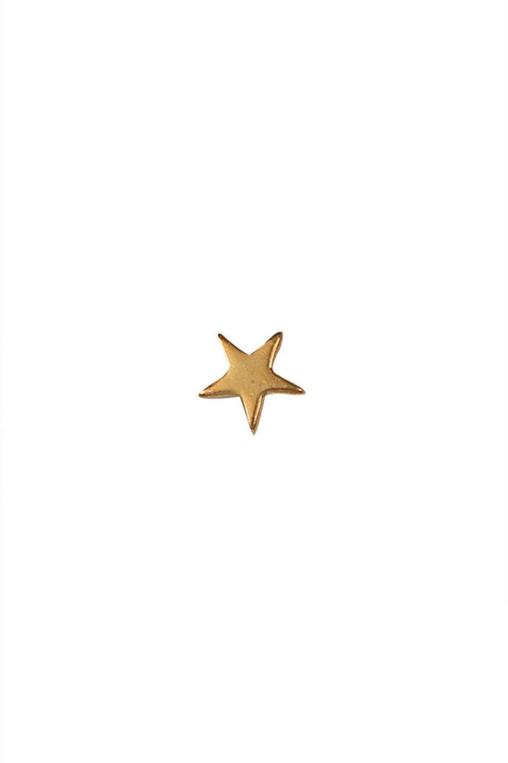 Star End Piercing-YELLOW GOLD-JEWELRYFINE JEWELPIERCING-ANATOMETAL