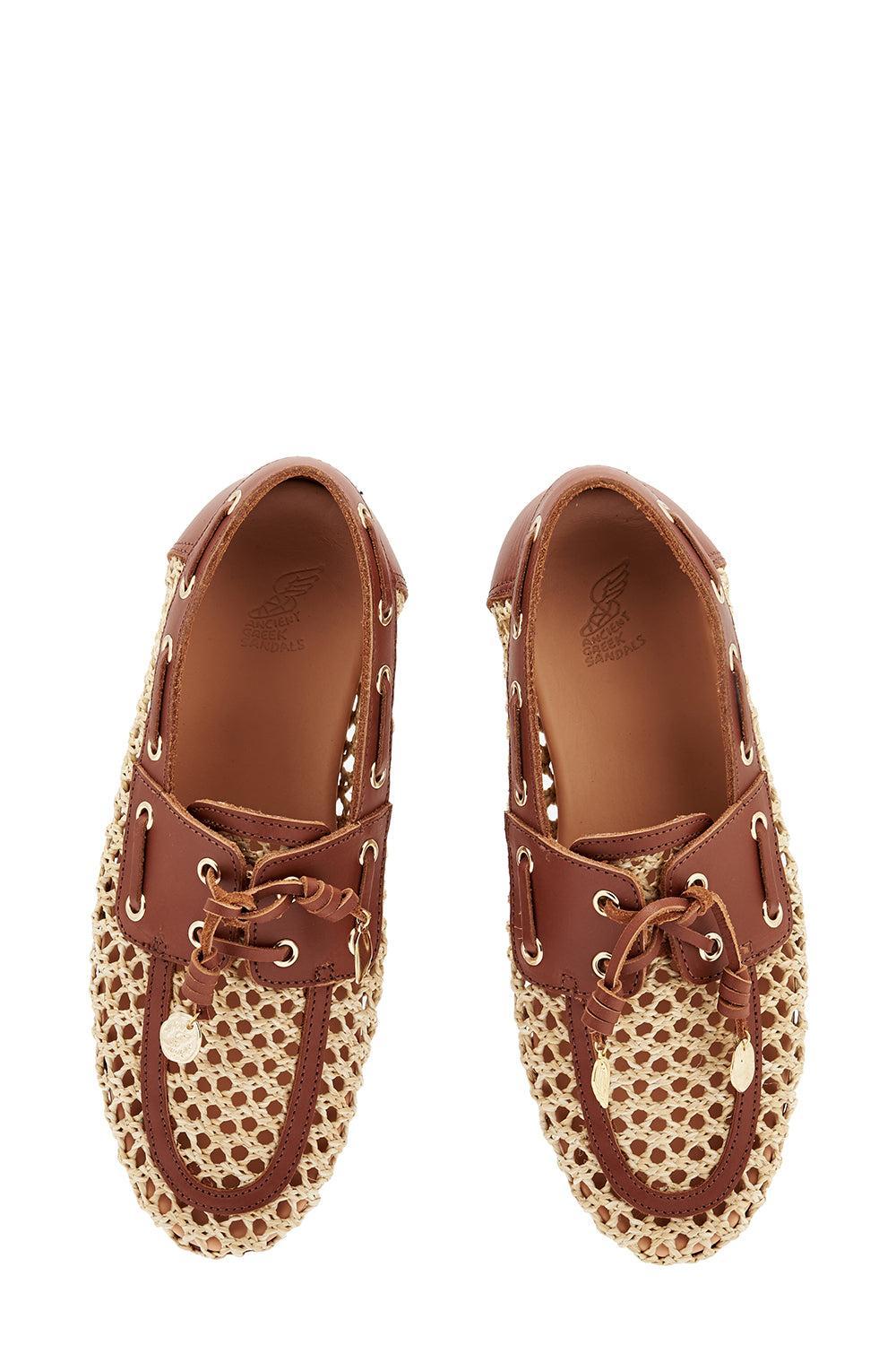 Pliaria Loafer - Brown Natural-BROWN-36-SHOEFLAT SHOE-ANCIENT GREEK SANDALS