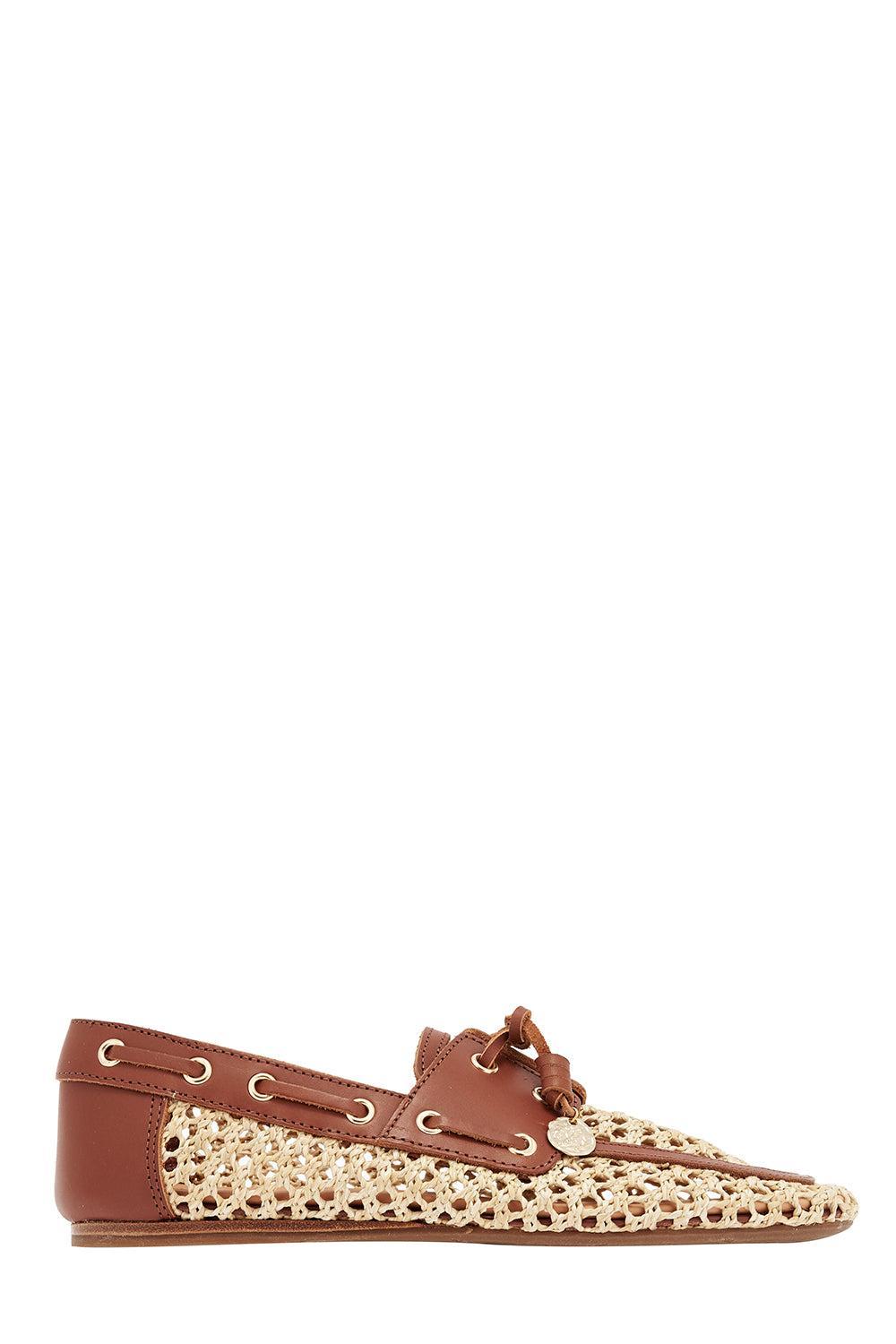 Pliaria Loafer - Brown Natural-BROWN-36-SHOEFLAT SHOE-ANCIENT GREEK SANDALS
