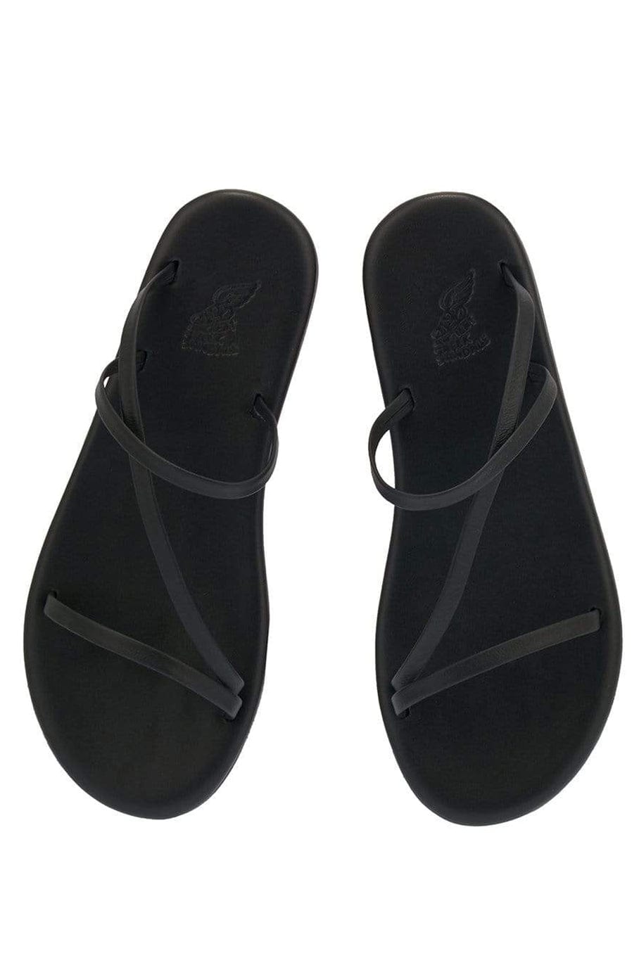 ANCIENT GREEK SANDALS-Parthena Nappa Strappy Slide Sandal-
