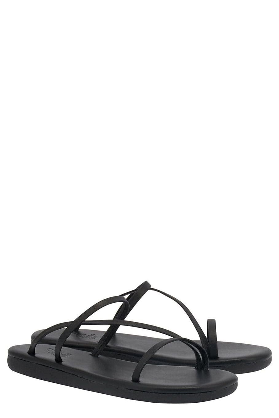 ANCIENT GREEK SANDALS-Parthena Nappa Strappy Slide Sandal-