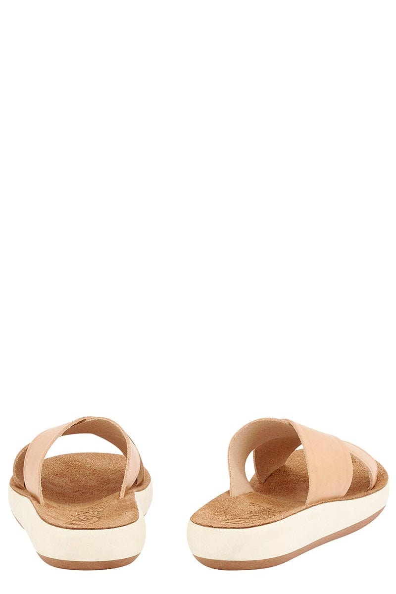 ANCIENT GREEK SANDALS-Thais Comfort Raffia Flatform Sandal-