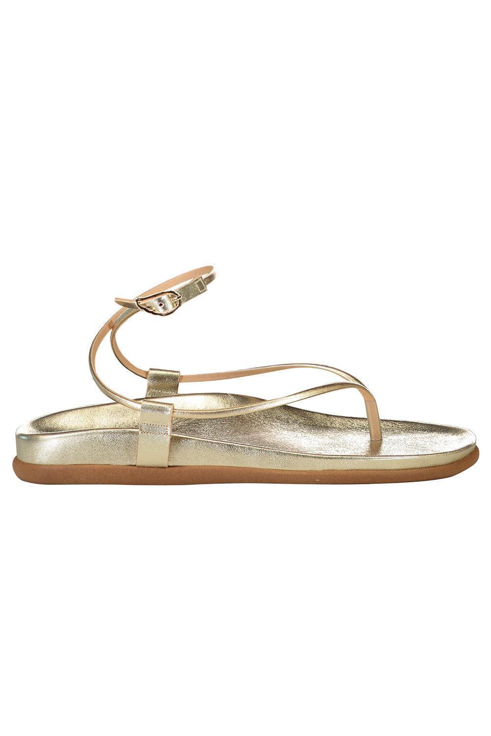 Polistra Footbed Sandal-PLATINUM-36-SHOESANDAL-ANCIENT GREEK SANDALS
