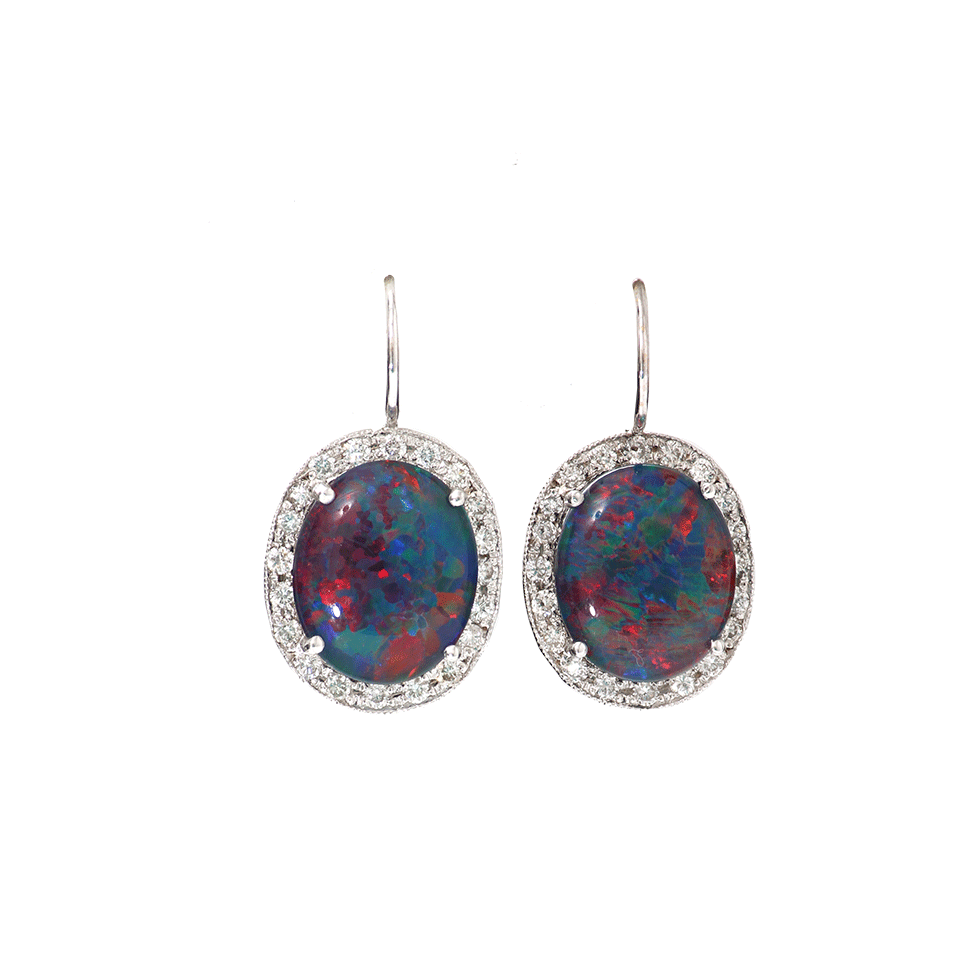 ANDREA FOHRMAN-Opal Drop Earrings-WHITE GOLD