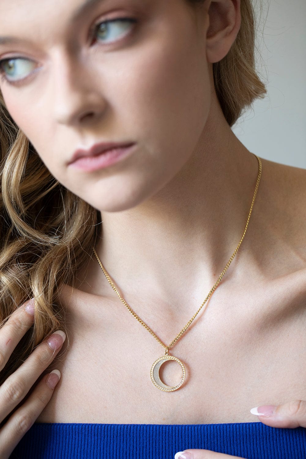 ANDREA FOHRMAN-Oval Flat Chain - 18"-YELLOW GOLD