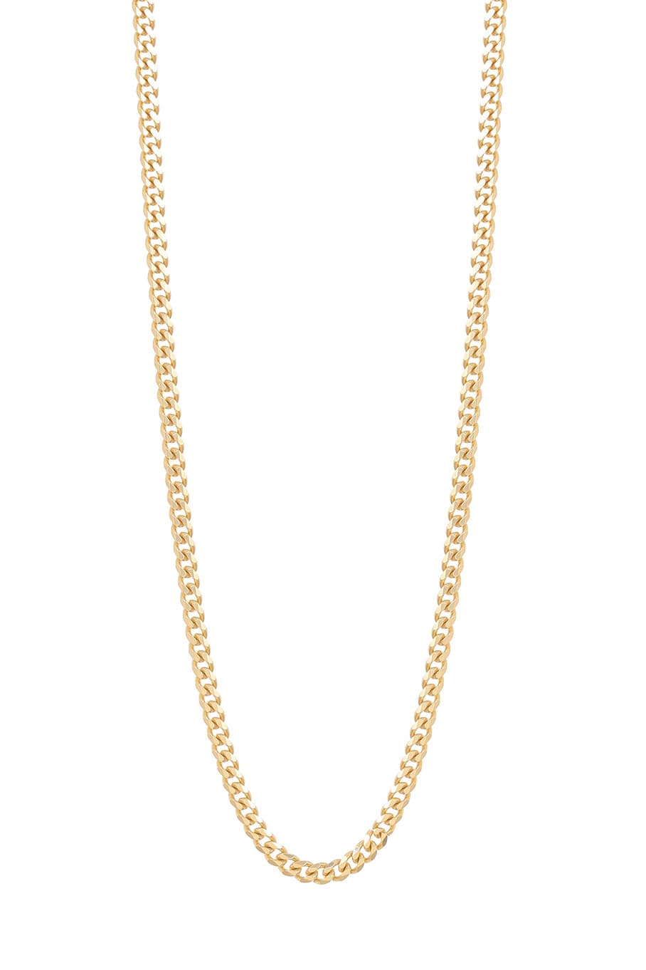 ANDREA FOHRMAN-Oval Flat Chain - 18"-YELLOW GOLD