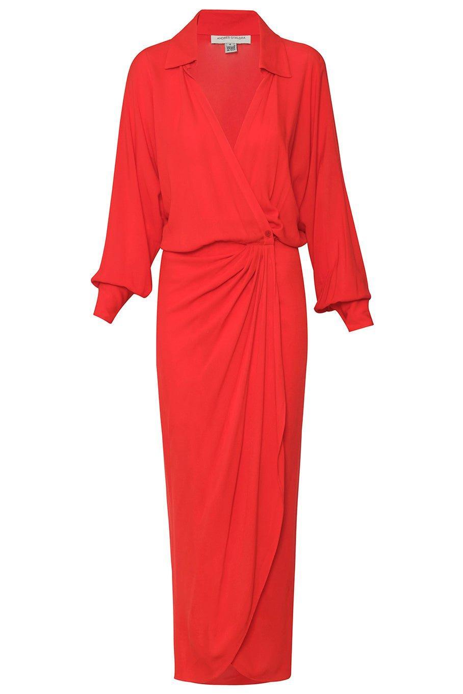 ANDRES OTALORA-Oasis Wrap Midi-
