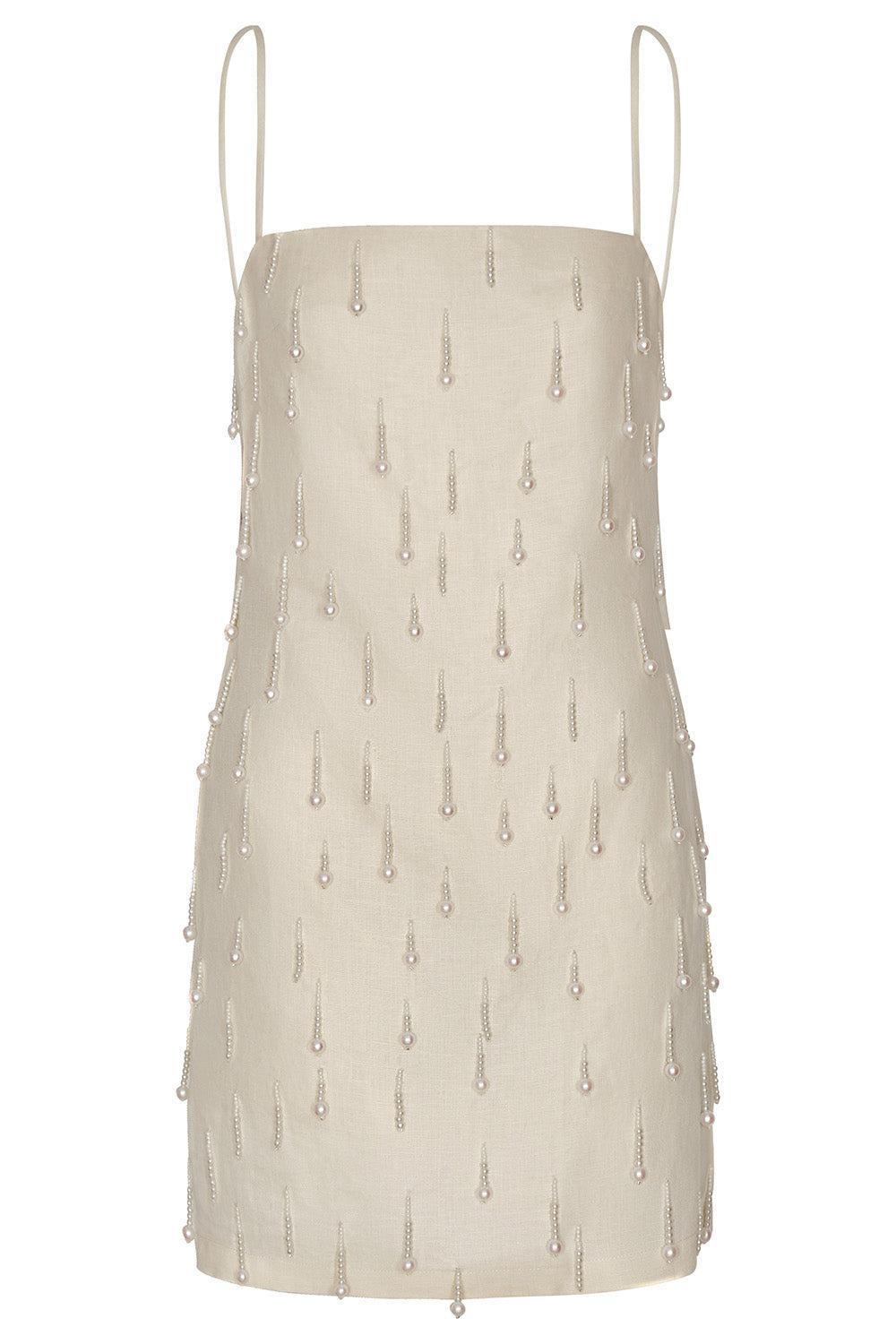 Coqueteas Mini Dress-IVORY-0-CLOTHINGDRESSCASUAL-ANDRES OTALORA