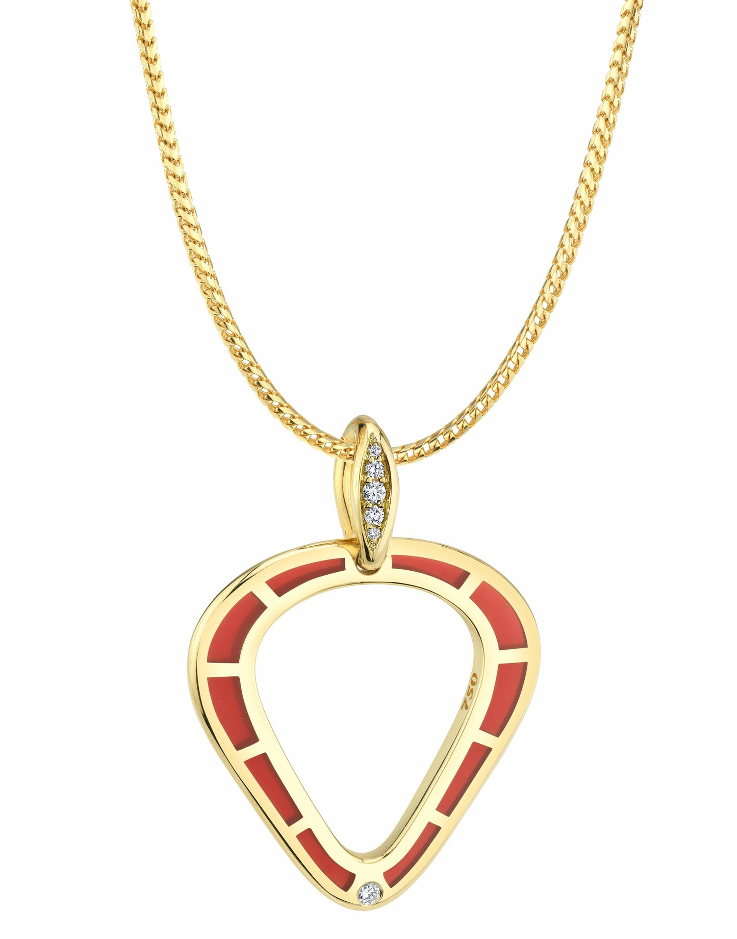 ANDY LIF-Purple Enamel Hoops-YELLOW GOLD