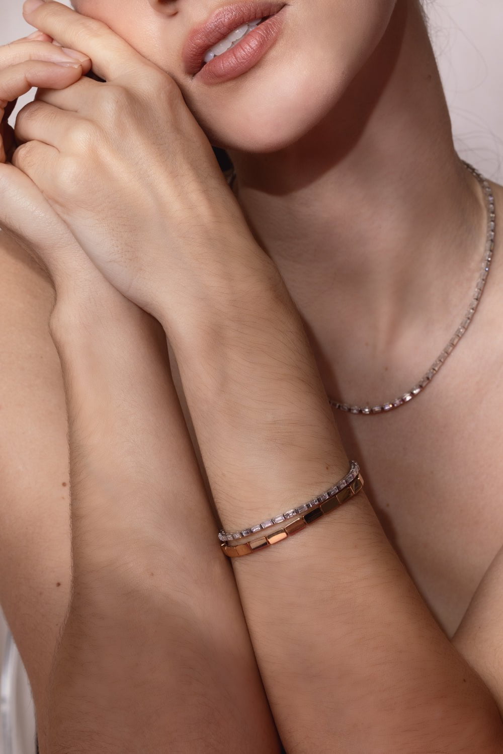 ANITA KO-Baguette Diamond Bracelet-