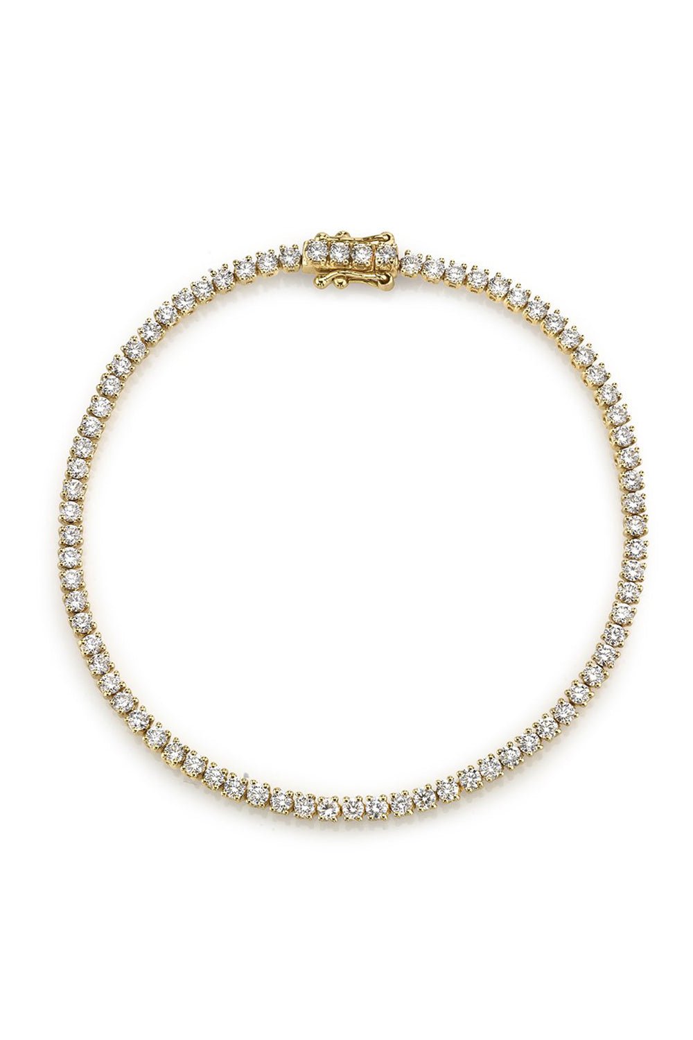 ANITA KO-Diamond Hepburn Bracelet-YELLOW GOLD