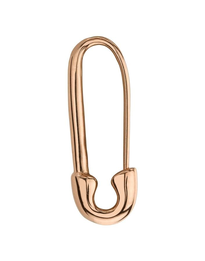 ANITA KO-Rose Gold Safety Pin Earring-