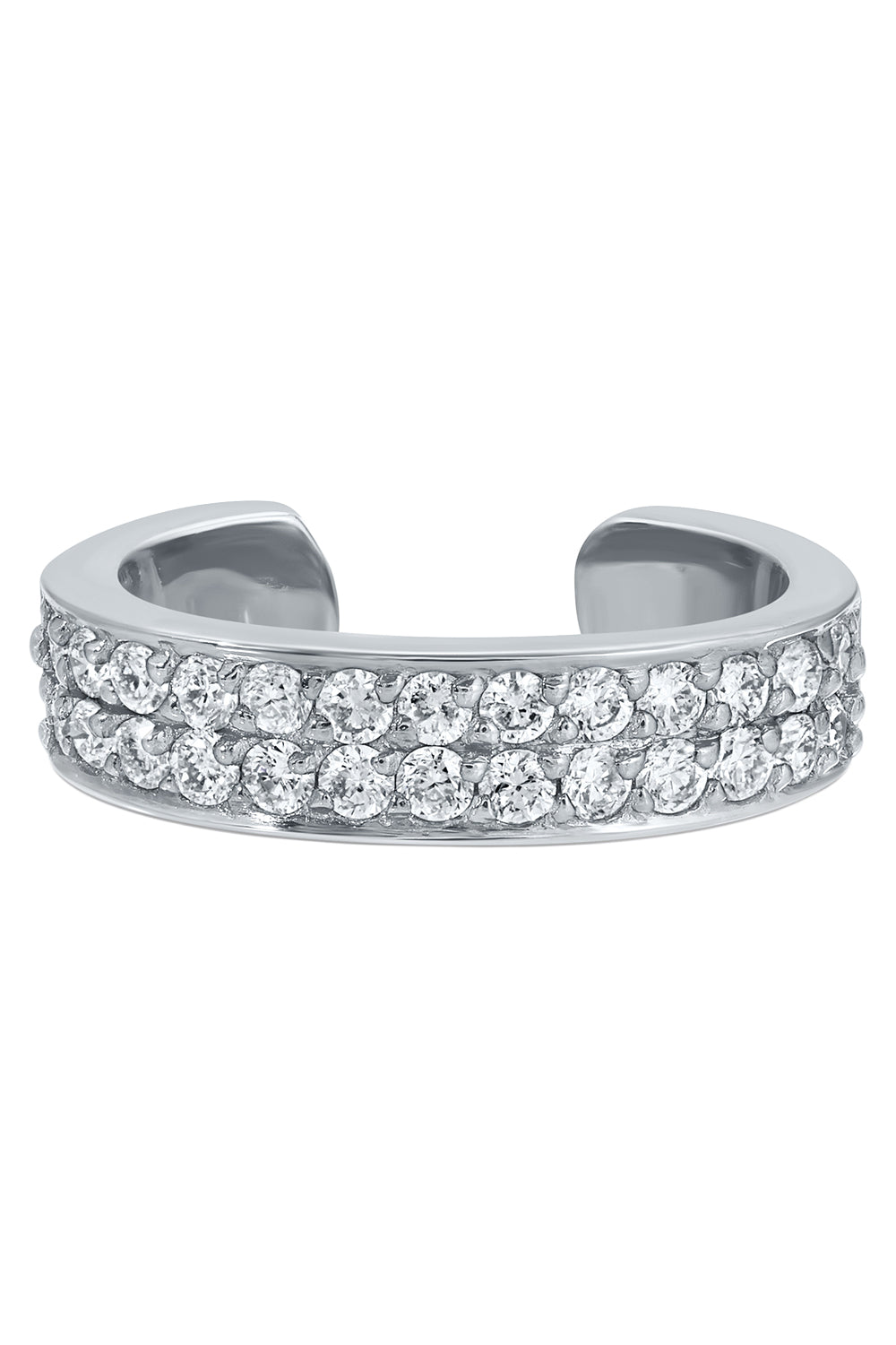 Double Row Diamond Ear Cuff