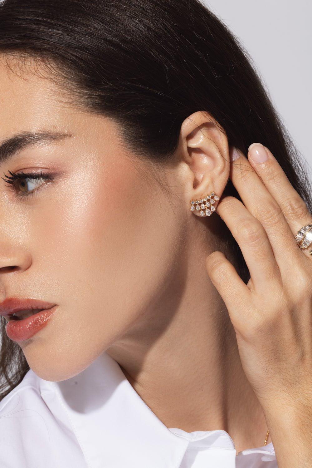 ANITA KO-Daphne Earrings-YELLOW GOLD