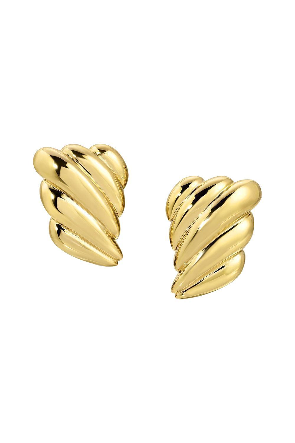 Large Croissant Earrings