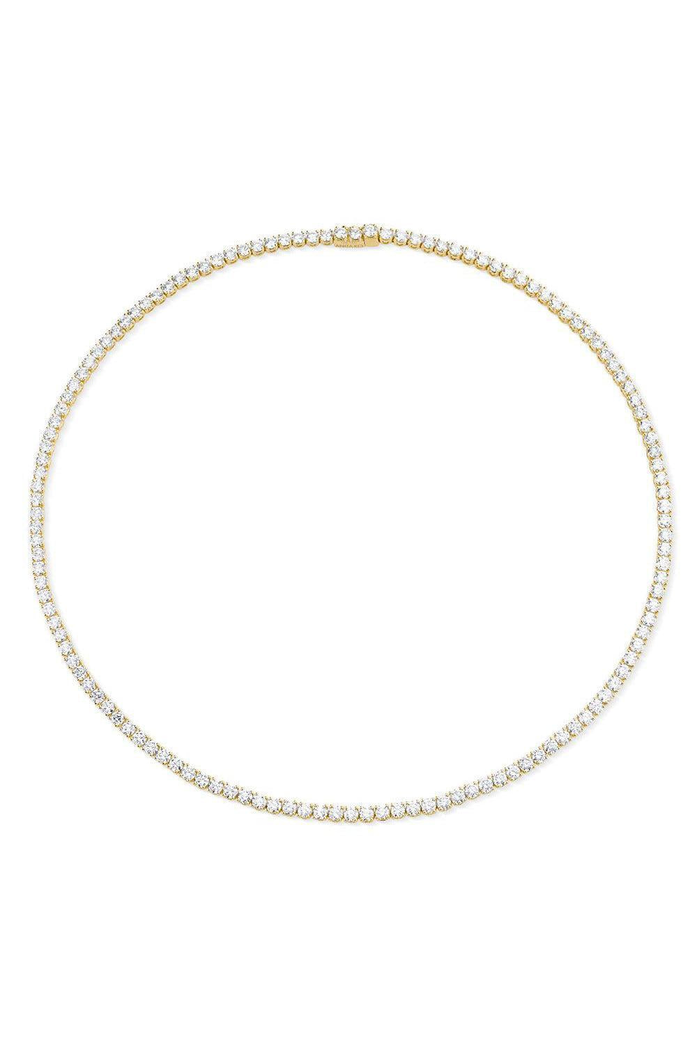 Diamond Large Hepburn Necklace-YELLOW GOLD-JEWELRYFINE JEWELNECKLACE O-ANITA KO