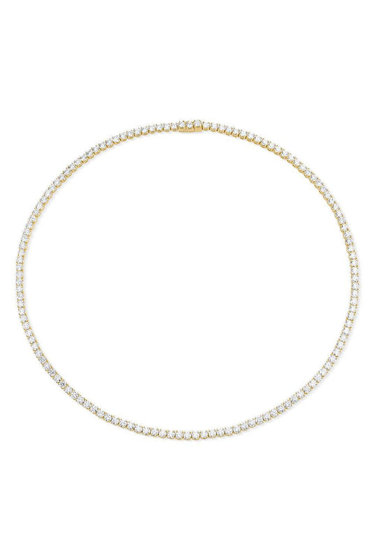 Diamond Large Hepburn Necklace-YELLOW GOLD-JEWELRYFINE JEWELNECKLACE O-ANITA KO