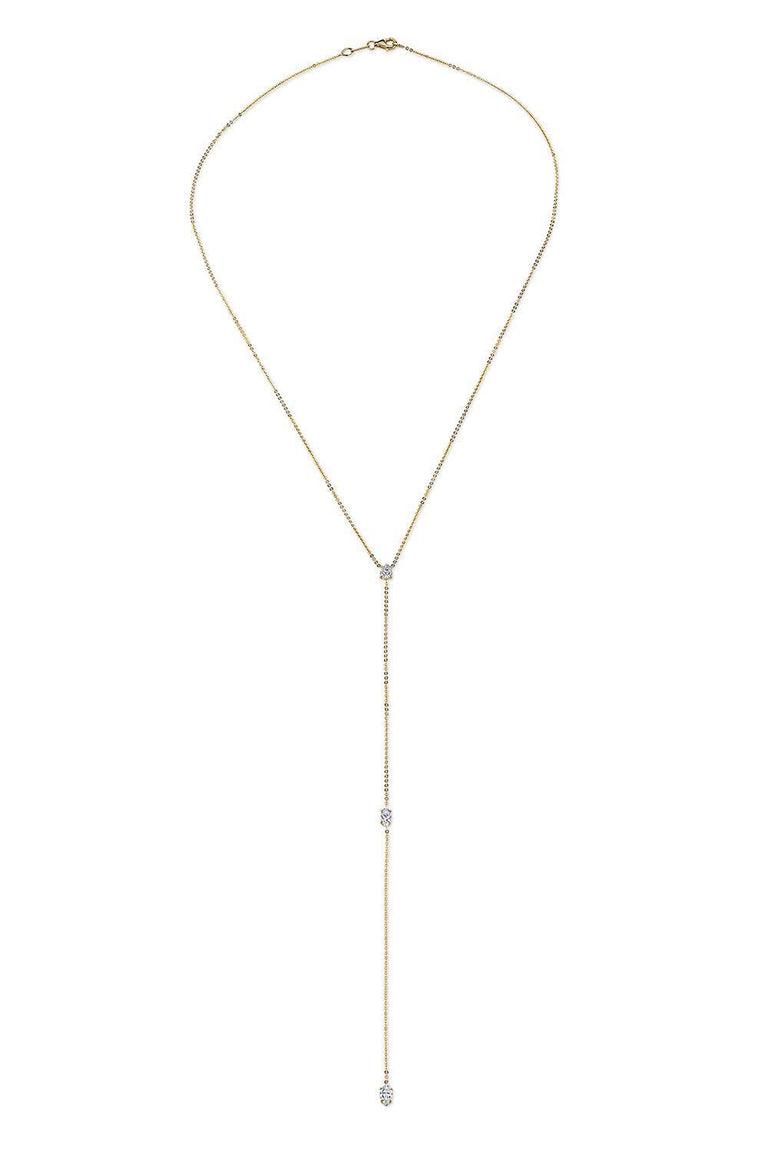 Diamond Lariat Necklace