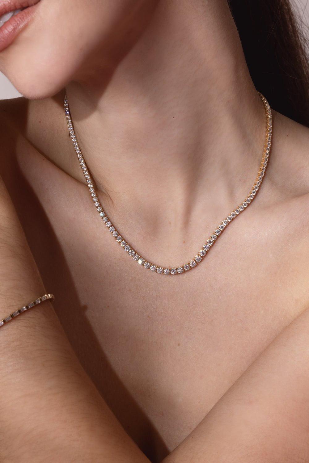 ANITA KO-Graduated Hepburn Choker Necklace-YELLOW GOLD