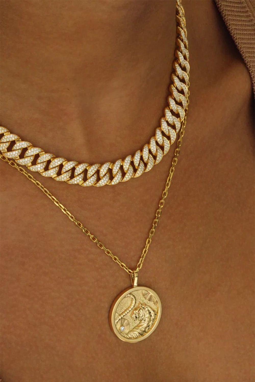 ANITA KO-Havana Diamond Choker-YELLOW GOLD