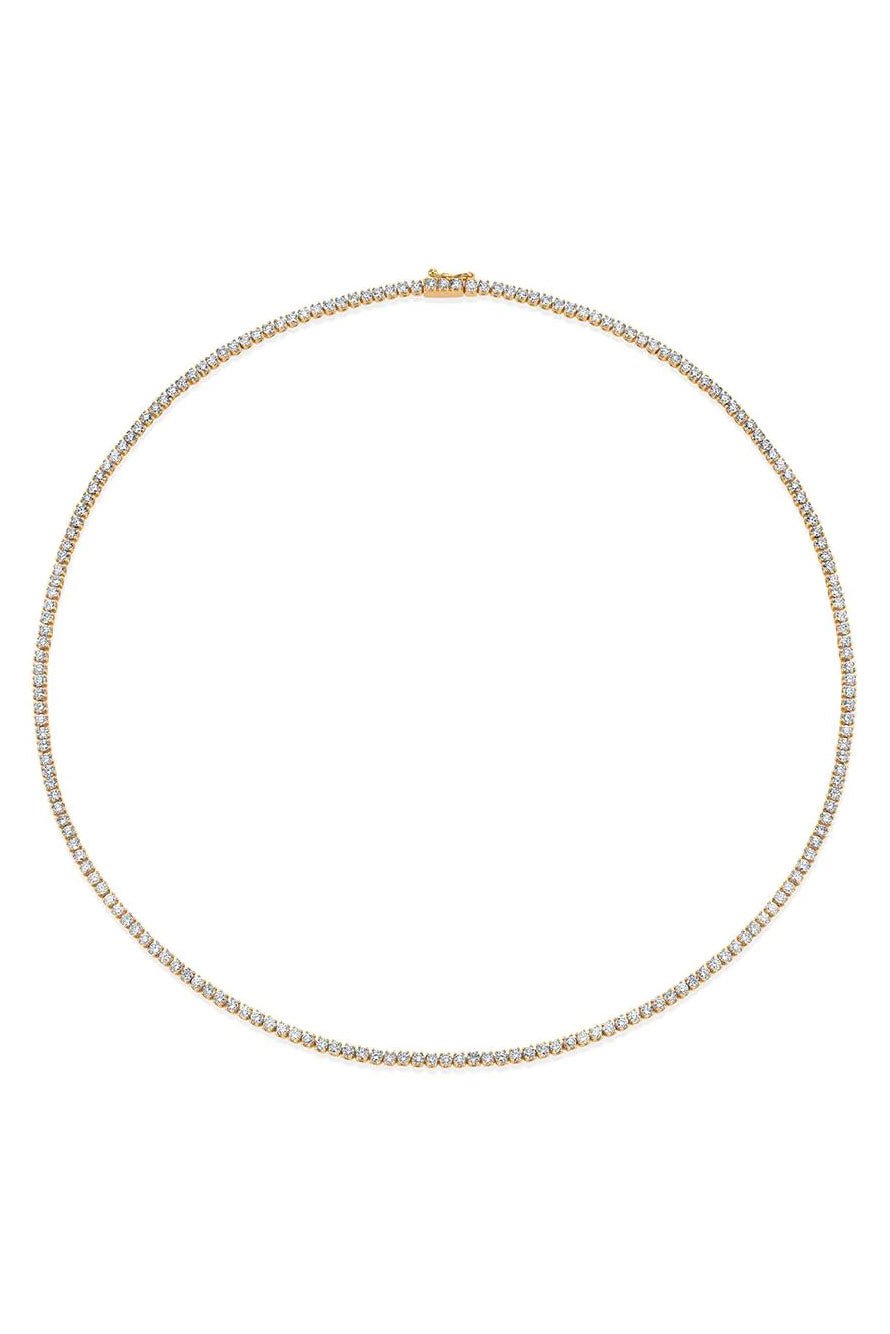 ANITA KO-Hepburn Diamond Choker Necklace-YELLOW GOLD