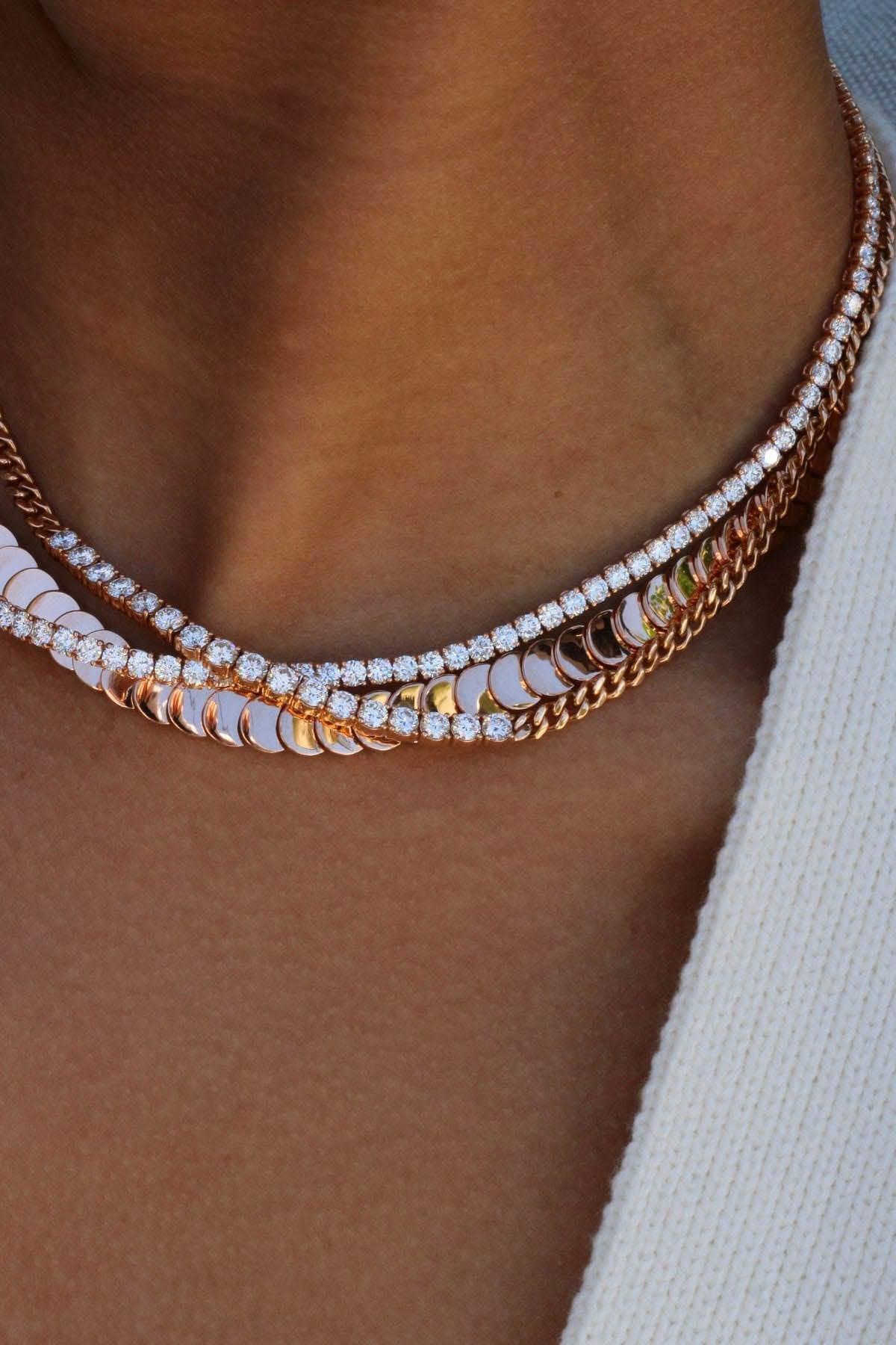 ANITA KO-Luna Necklace-YELLOW GOLD