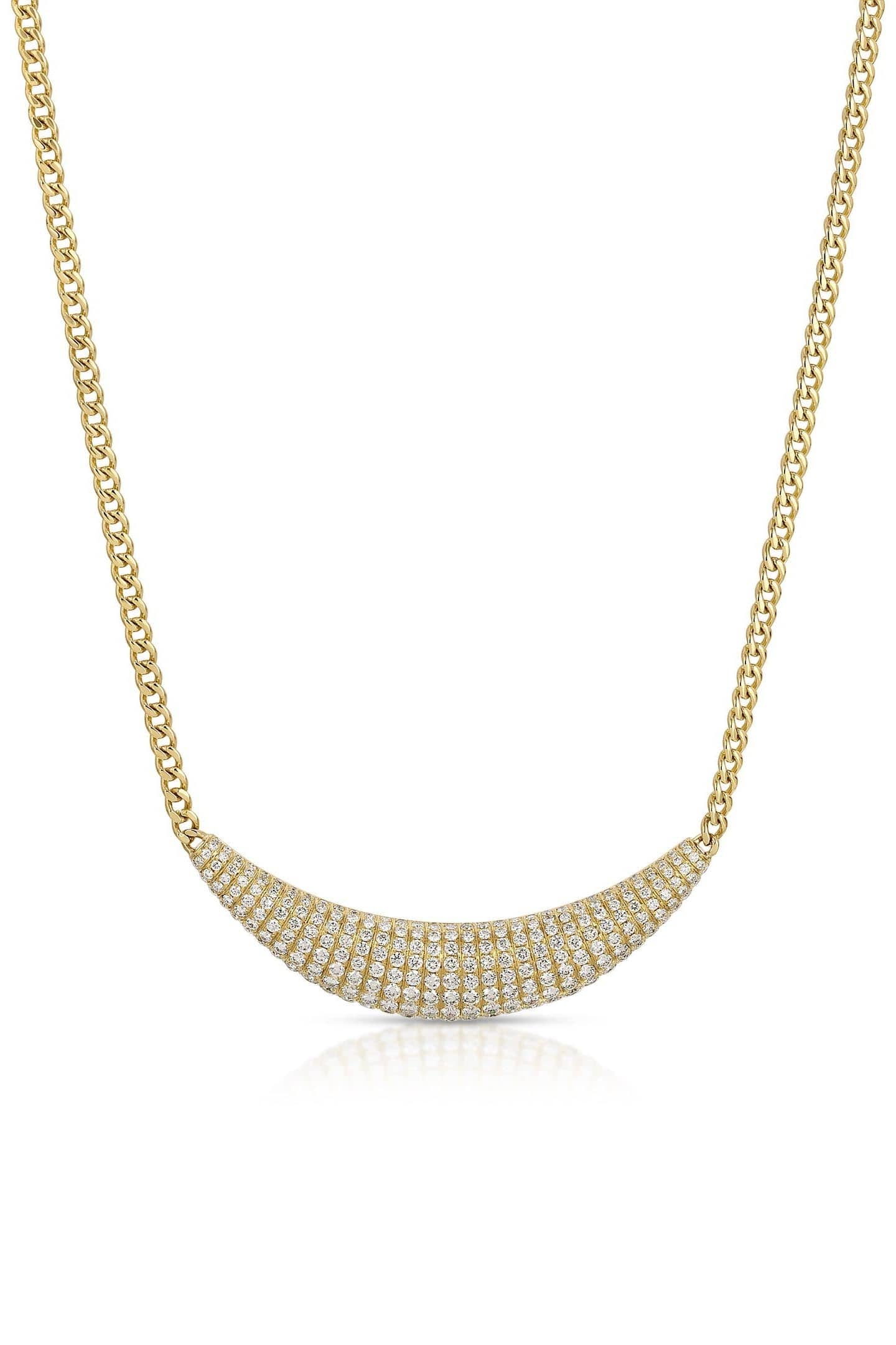 ANITA KO-Selene Necklace-YELLOW GOLD