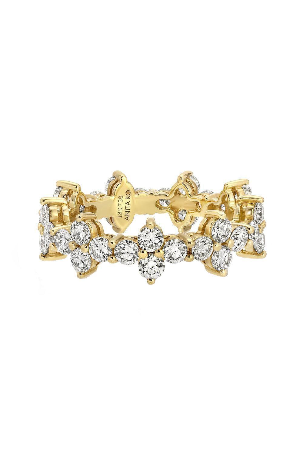 Diamond Vivi Eternity Ring-YELLOW GOLD-5-JEWELRYFINE JEWELRING-ANITA KO