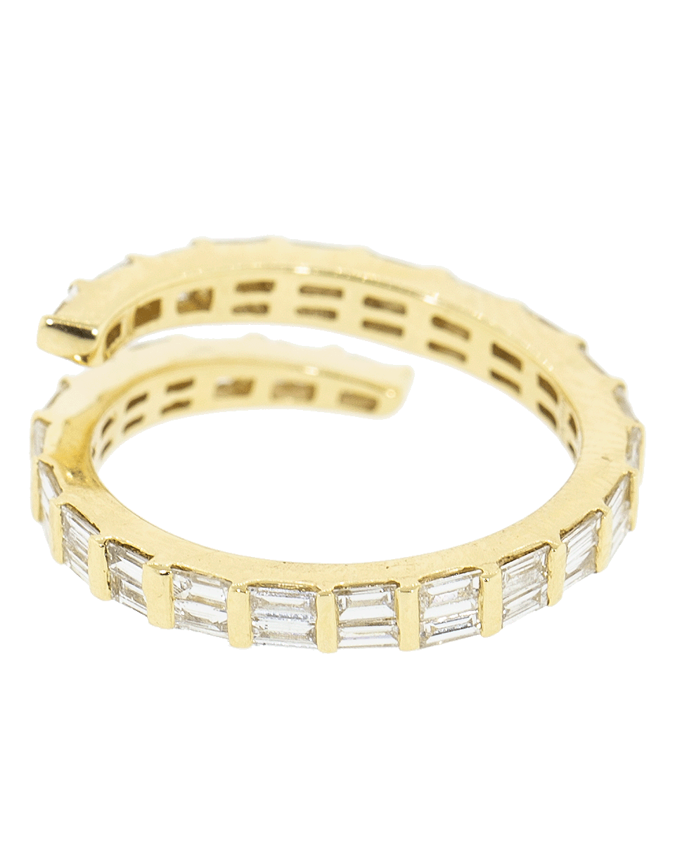 ANITA KO-Two Row Diamond Coil Ring-YELLOW GOLD