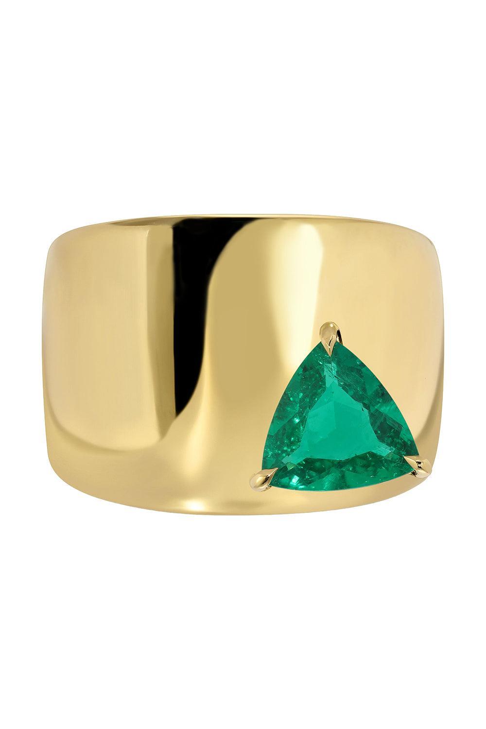 Emerald Galaxy Ring-YELLOW GOLD-8-JEWELRYFINE JEWELRING-ANITA KO